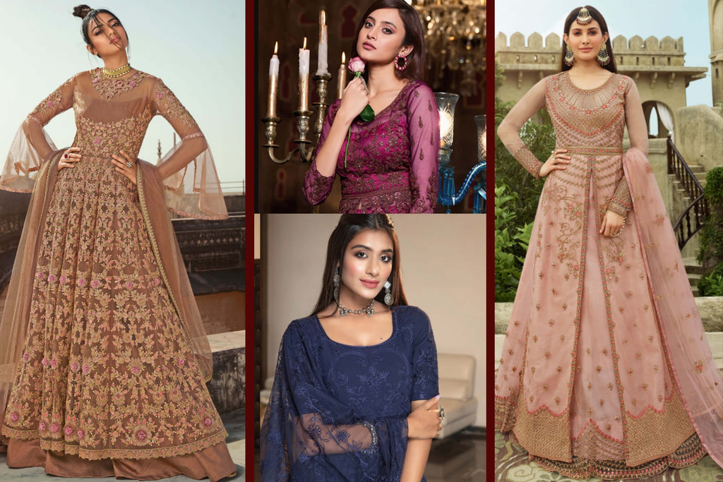 Golden Age Charm: The Royal Anarkali Suits